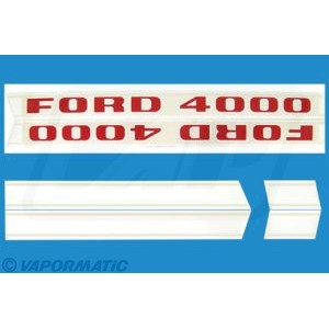 Zestaw naklejek Ford  4000 